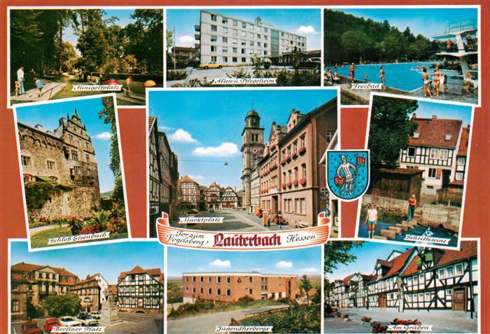 Lauterbach Hessen Minigolf Altersheim Freibad Schloss Eisenbach Marktplatz Schei