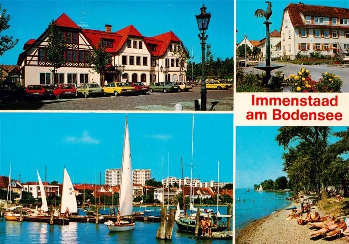 Immenstaad Bodensee Ortspartien Seglerhafen Strand