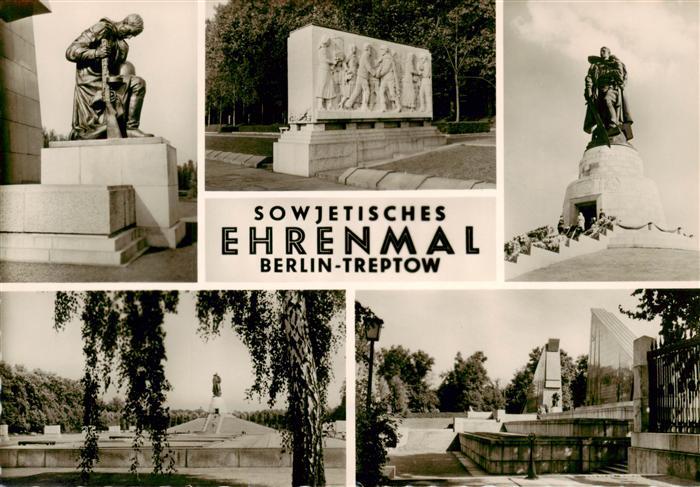 Treptow Berlin Sowjetisches Ehrenmal Teilansichten