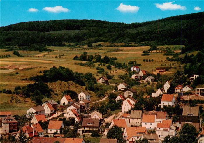 Waldaschaff Fliegeraufnahme mit Haus Spessartblick