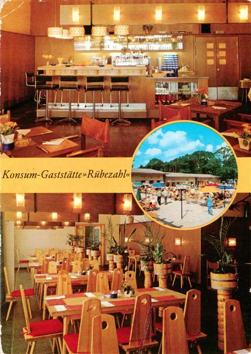 BERLIN  CITY Konsum Gaststaette Ruebezahl Bar Gastraum