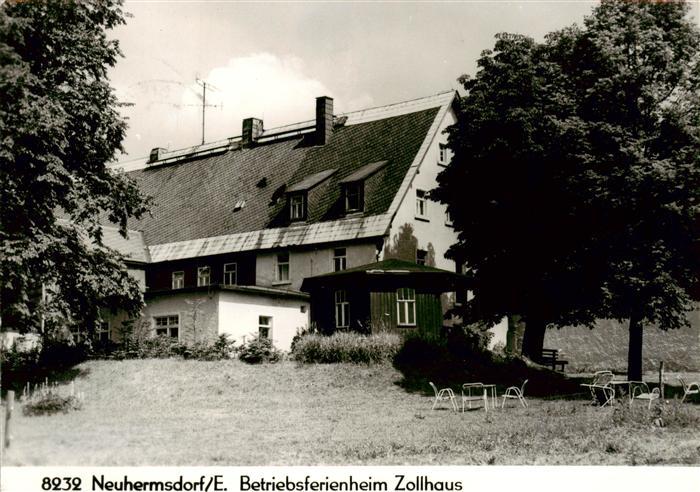 Neuhermsdorf Hermsdorf Osterzgebirge Betriebsferienheim Zollhaus
