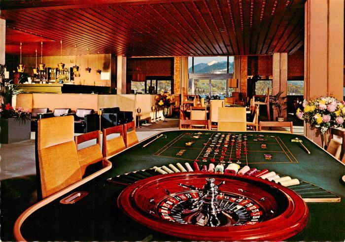 Bad Wiessee Tegernsee Spielcasino Spielsaal mit Bar
