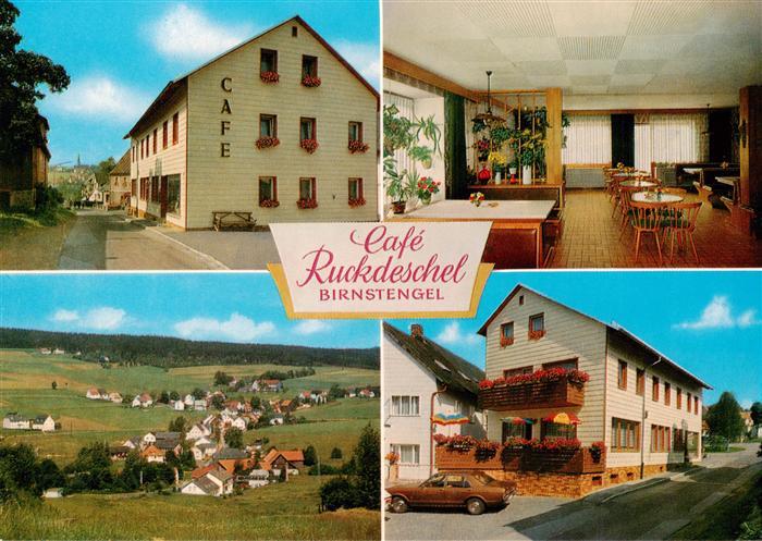 Birnstengel Cafe Ruckdeschel Gaststube Panorama Strassenpartie