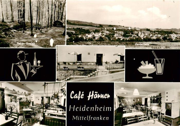 Heidenheim Mittelfranken Steben Quellen Panorama Cafe Hoerner Gastraeume