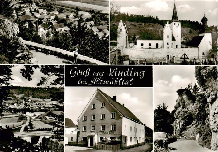 Altmuehltal Panorama Kirche Gasthof Krone Strassenpartie