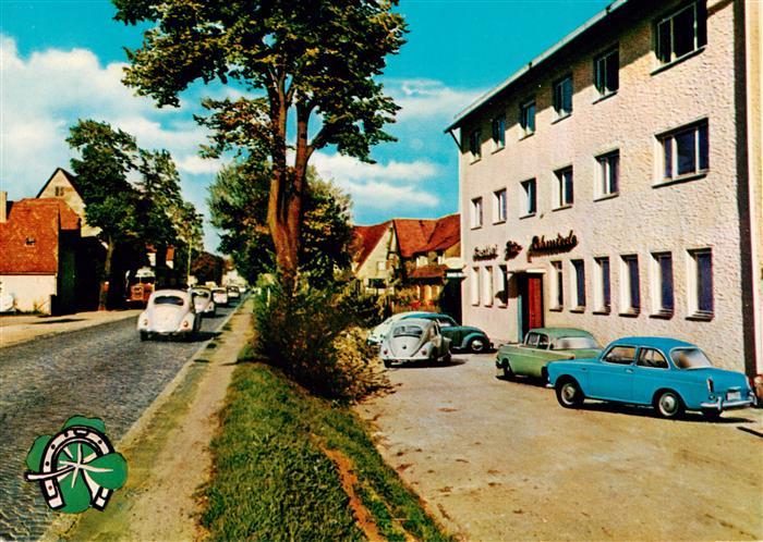 Rueckersdorf Mittelfranken Gasthof zur Schmiede Strassenpartie