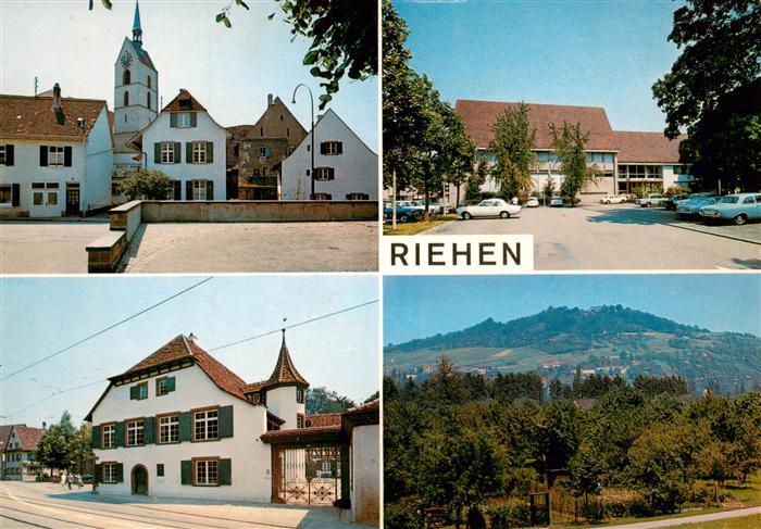 Riehen Basel BS Dorfkirche Gemeindehaus Wettsteinhaus Pillingerhuegel