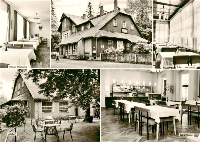 Waldidylle Altenberg Gasthaus Neue Veranda Alte Veranda Garten Gaststube