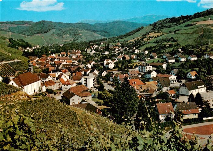 Durbach Schwarzwald Offenburg Fliegeraufnahme