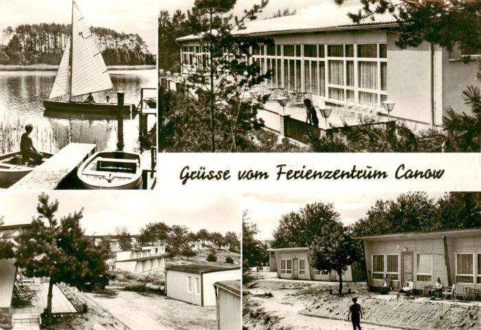 Canow Wustrow Wesenberg Ferienzentrum Bungalows Bootssteg