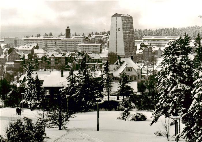 Oberhof  Thueringen mit FDGB Erholungsheim Rennsteig