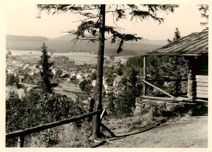 Finsterbergen Bad Blick vom Hainfelsen