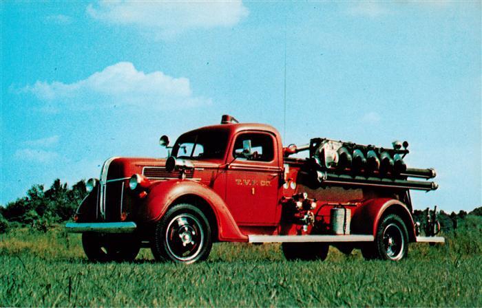 Feuerwehr Fire-Brigade Pompiers Bomberos 1940 Ford LaFRANCE
