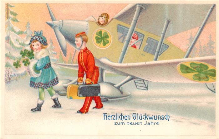 Neujahr Bp 4965-2 Glueckwunsch Neuen Jahre