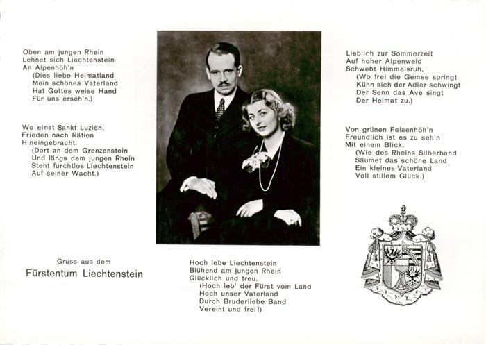 Adel Liechtenstein Fuerstentum Liechtenstein