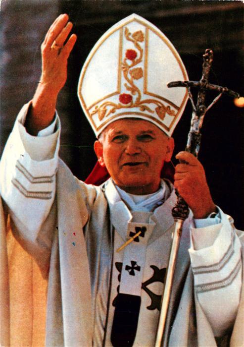 Papst Pope Pape Giovanni Paolo 2  Muenchen