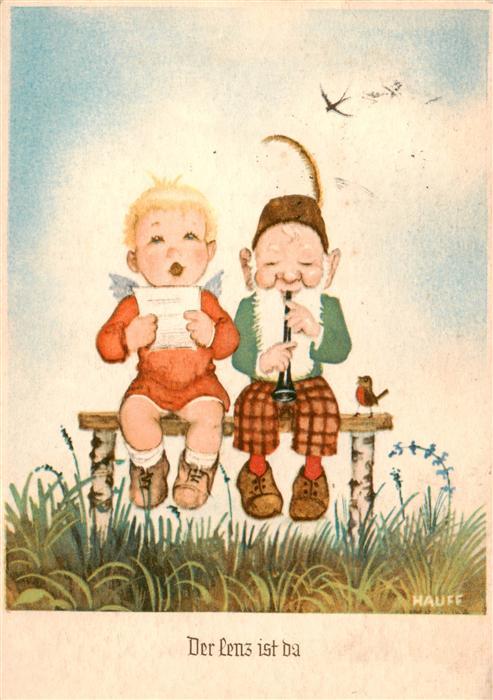 Zwerge Dwarfs Nains Nr. 5226HAUFF Der lenz ist da