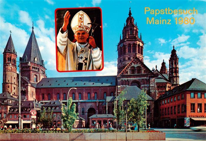 Papst Pope Pape Papstbesuch Mainz Dom