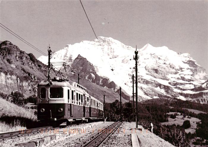 Zahnradbahn Rack Railway-- 125 Jahre Wengernalpbahn