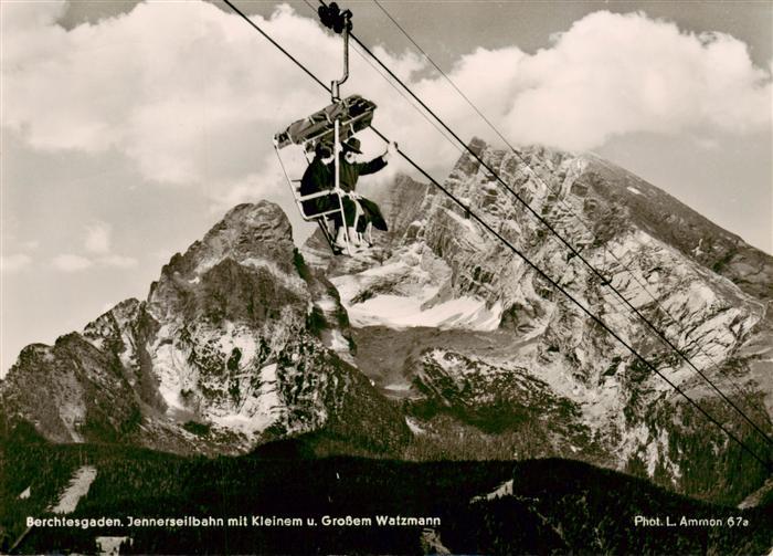 Sessellift Chairlift Telesiege Berchtesgaden Jennerseilbahn Kl.Gr. Watzmann