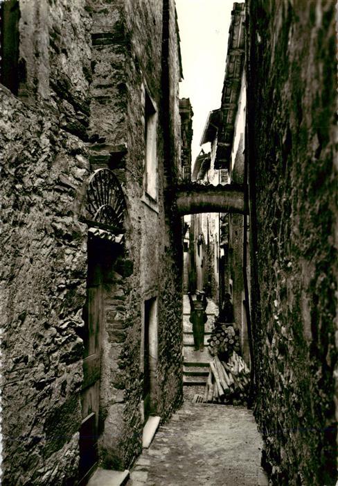Morcote Lago di Lugano TI Vicolo Caratteristice