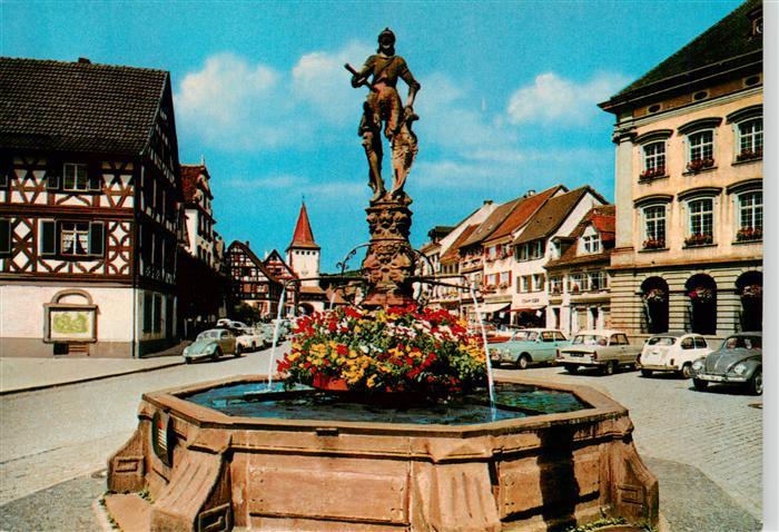 Gengenbach Marktplatz Brunnen