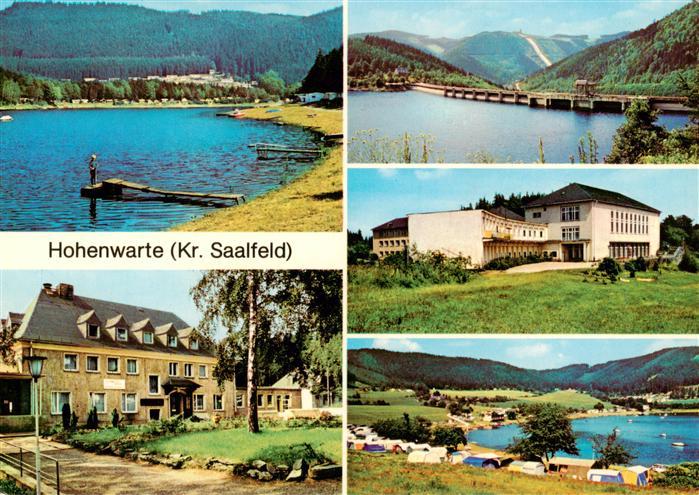 Hohenwarte Saaletalsperre Campingplatz FDGB Erholungsheim Aktivist Hohenwarte St