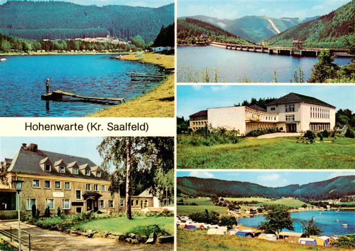 Hohenwarte Saaletalsperre Campingplatz FDGB Erholungsheim Aktivist Hohenwarte St