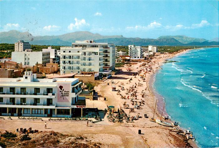 Can Picafort Mallorca ES Fliegeraufnahme