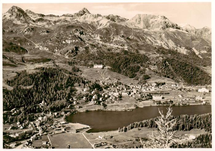St Moritz GR Fliegeraufnahme