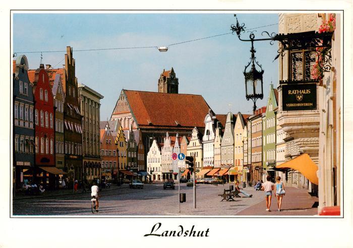 Landshut  Isar Altstadtpartie