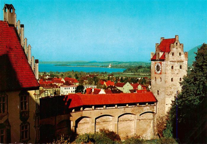 Fuessen Allgaeu Alt Fuessen und Forggensee