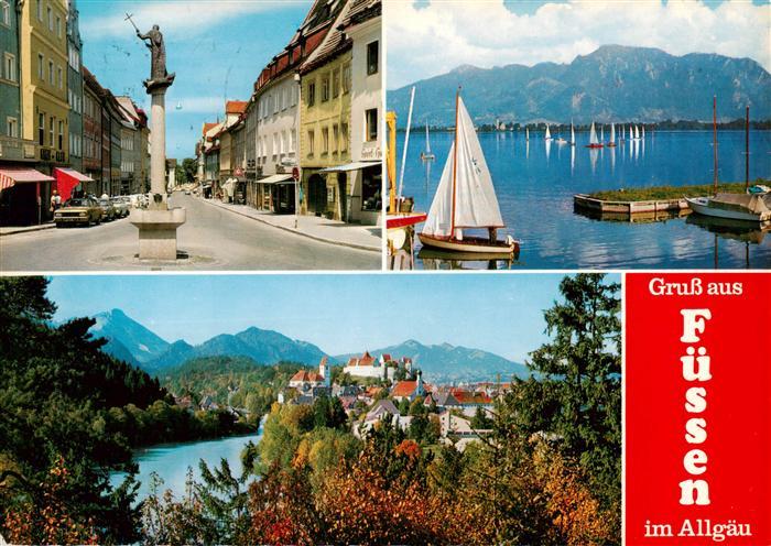 Fuessen Allgaeu Strassenpartie Forggenseepartien