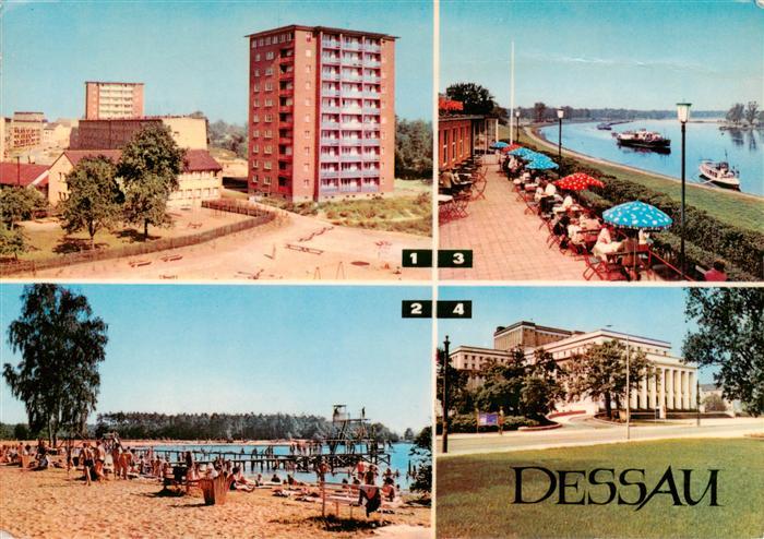 Dessau-Rosslau Am Roten Stern Strandbad Adria HOG Kornhaus Landestheater