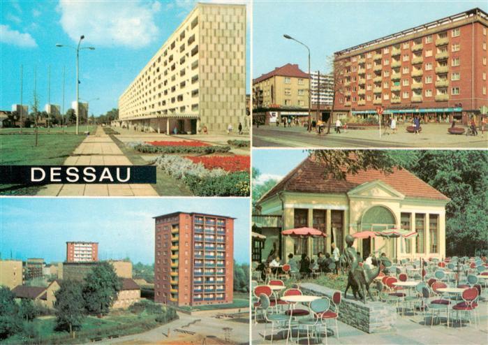 Dessau-Rosslau Wilhelm Pieck Strasse Scheibe Nord Am Roten Stern Teehaeuschen im