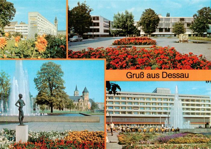 Dessau-Rosslau Scheibe Nord Hotel Stadt Dessau Bauhaus Post Haus des Reisens