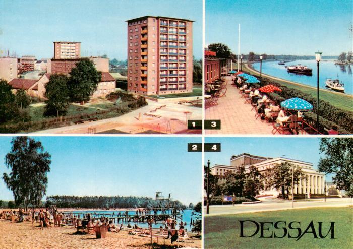 Dessau-Rosslau Am Roten Stern Strandbad Adria HOG Kornhaus Landestheater