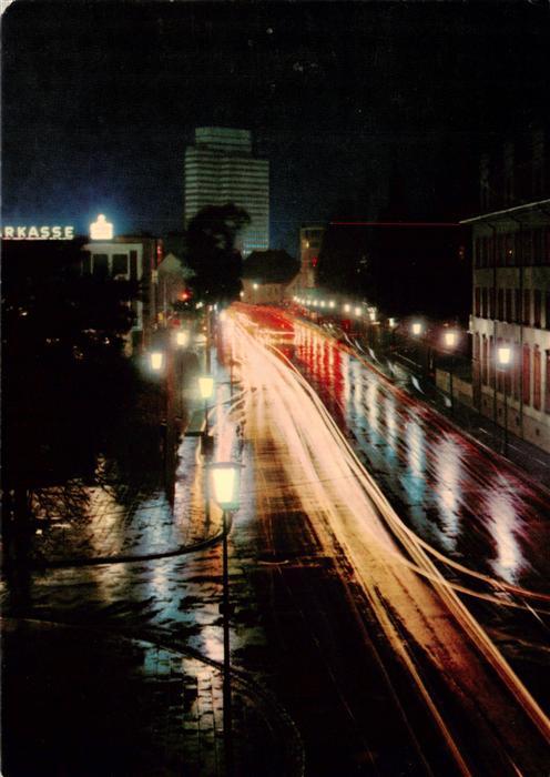 Kaiserslautern Neues Rathaus bei Nacht