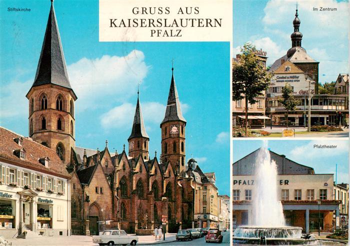 Kaiserslautern Stiftskirche Im Zentrum Pfalztheater