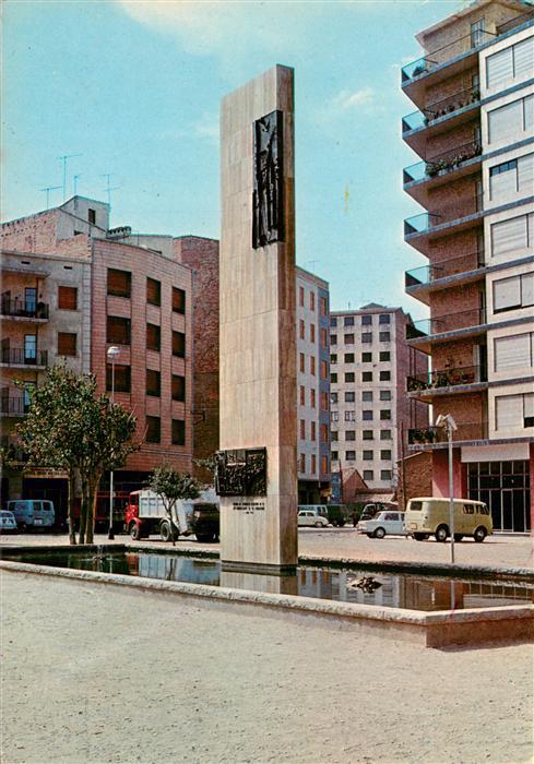 Lerida Cataluna ES Brunnen Monument