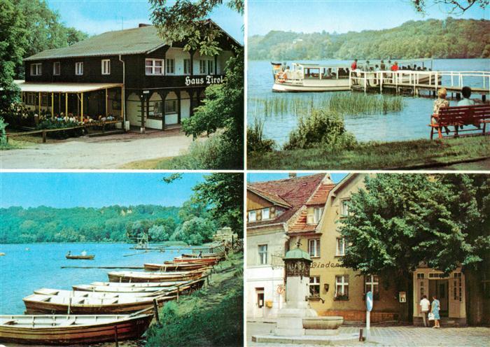 Buckow Maerkische Schweiz FDGB Milchbar Haus Tirol Am Schermuetzelsee Bootsverle