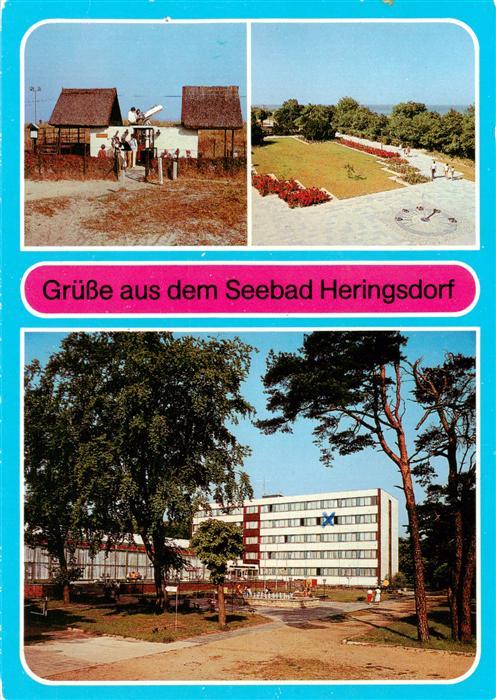 Heringsdorf  Ostseebad Usedom FDGB Erholungsheim Erich Weinert Volkssternwarte M