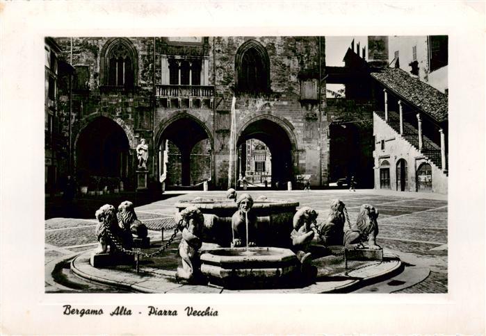 Bergamo Lombardia IT Alta Piazza Vecchia