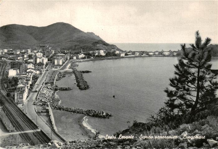 Sestri Levante Liguria IT Scorcio panoramico Lungomare
