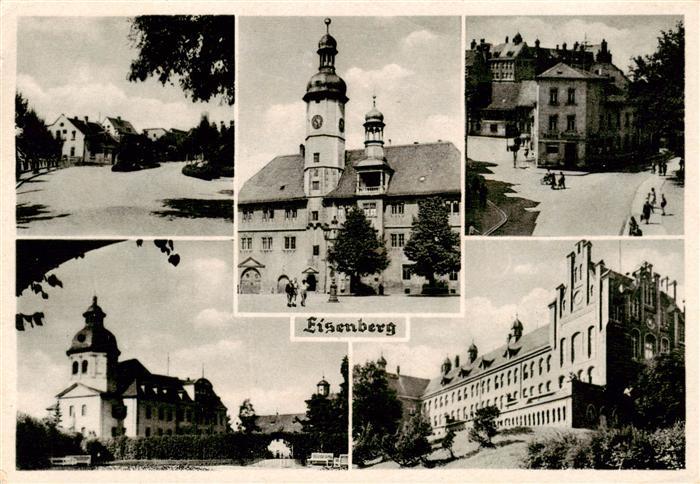 Eisenberg  Thueringen Teilansichten Kirchen Schloss