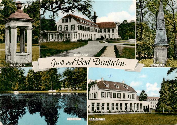 Bad Bentheim Kurpark Badehaus Badeteich Logierhaus Pyramide
