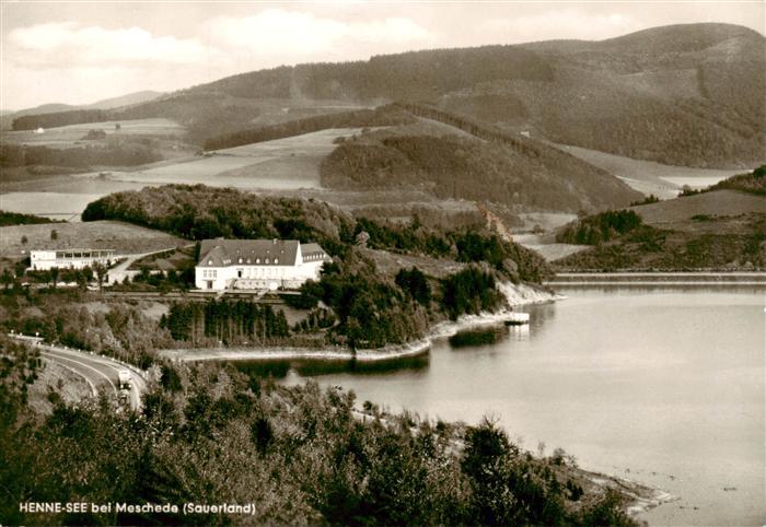 Meschede Henne See Fliegeraufnahme