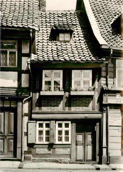 Wernigerode Harz Kleinstes Haus der Stadt