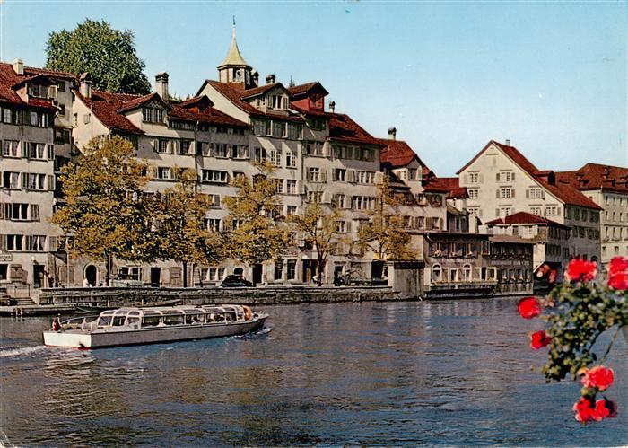 Zuerich  ZH An der Limmat Schipfe
